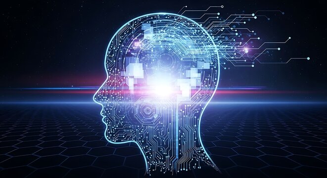 Artificial Intelligence, Human Brain, Technology, Future, Innovation. - Powered by Adobe