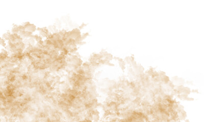 A visual representation of a cloud formation with a dark background and earthy undertones in the...