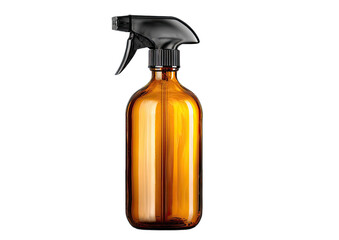 Amber glass spray bottle