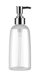 Obraz premium Clear plastic soap dispenser