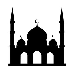 The Serene Silhouette of a Mosque