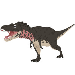タルボサウルスのイラスト