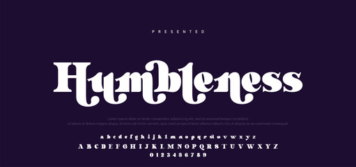 Premium luxury elegant alphabet letters and numbers. Vintage wedding typography classic serif font decorative vintage retro. creative vector illustration © Mark