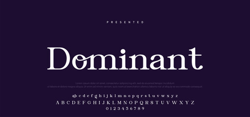 Premium luxury elegant alphabet letters and numbers. Vintage wedding typography classic serif font decorative vintage retro. creative vector illustration © Mark