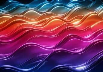 Fototapeta premium blue fractal gradient, glass wave texture, colorful blurred abstract background wallpaper design, beautiful nature landscape backgrounds