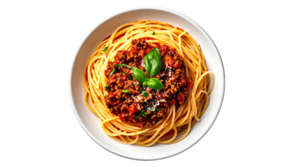 Spaghetti dish, close-up view