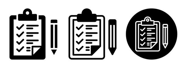 Assignment Icon Collection Glyph & Mixed Style