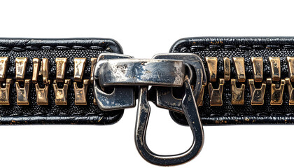 Close-up zipper pull