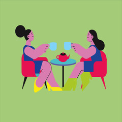 spa saloon illustration