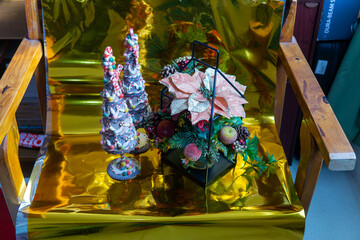 christmas decoration with candles