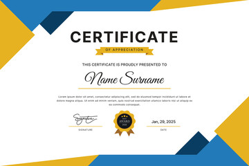 Certificate Template Design