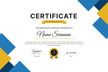 Certificate Template Design
