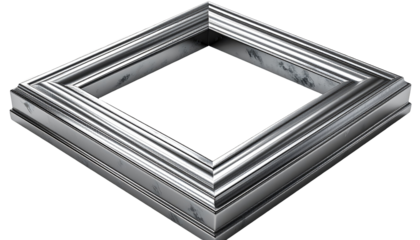 Square frame with ornate border.  A digital rendering