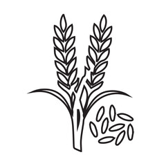 Rice Stalk Icon