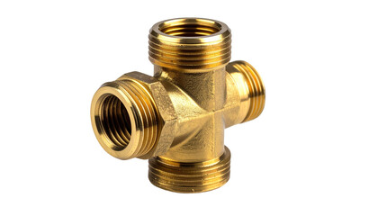 Brass cross fitting