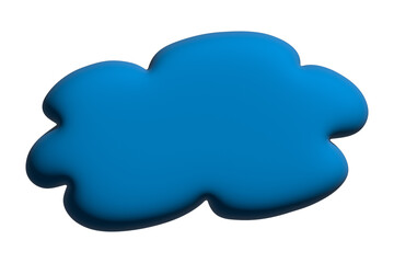 3d speech bubble Blank empty message box Textbox frame for banners, price tags, stickers, design