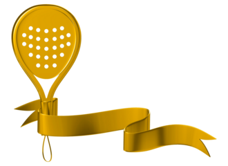 illustration of a padel racket