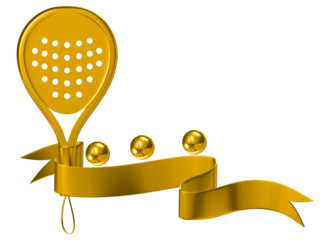 illustration of a padel racket