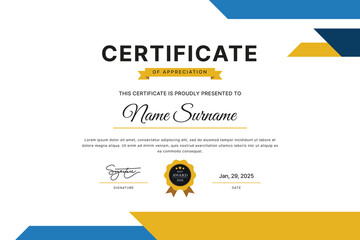 Certificate Template Design