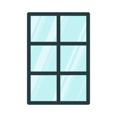 Window cartoon cute design