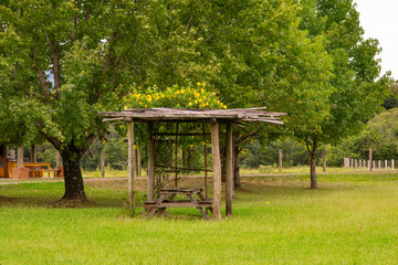 Beautiful landscapes of the eco Fazenda, Rio Grande do Sul, Brazil