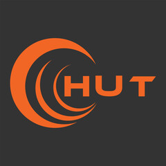 HUT letter design. HUT letter technology logo design. HUT Monogram logo design for an entrepreneur and business