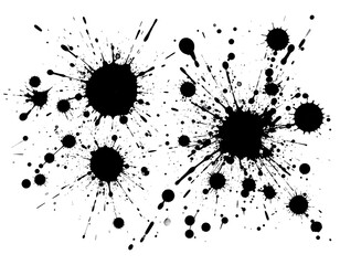 Abstract shattered explosion graphic