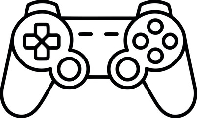 Modern game controller icon vector technology gaming entertainment vector