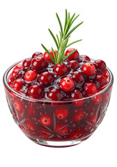 Cranberry sauce with rosemary