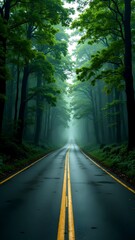 Fototapeta premium road in the forest