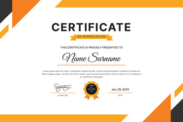 Certificate Template Design