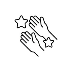Outreach Thin Line Vector Icon