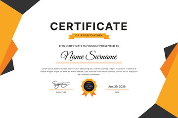 Certificate Template Design