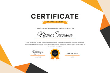 Certificate Template Design