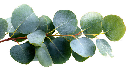 eucalyptus leaves on transparent background PNG
