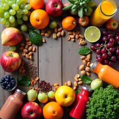 fresh fruits and vegetables