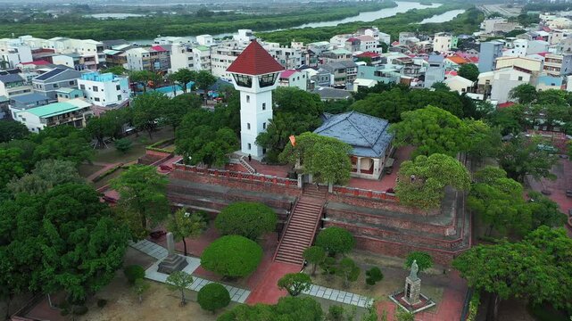 Anping Fort Ancient Tower and Walls in Taiwan