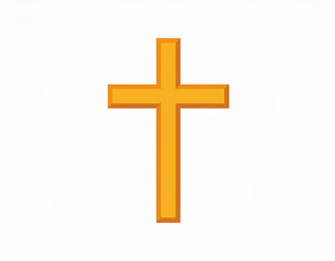 十字架　教会　生成AI　アイコン