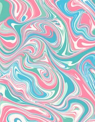 Abstract swirl pattern in pastel colors