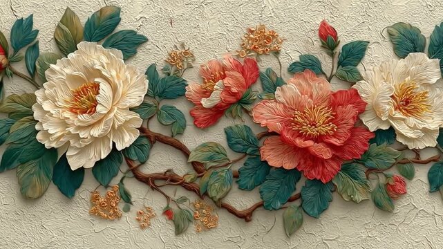 Ornate floral design