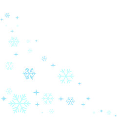 Christmas Snowflakes Corner Decoration