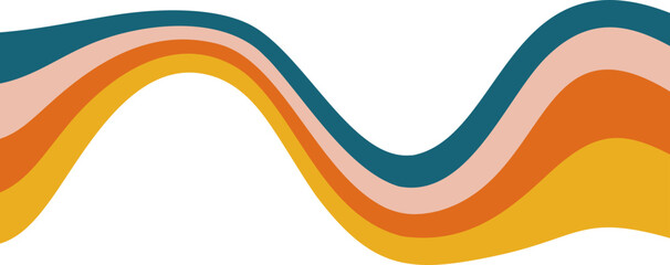 Retro Hippie Rainbow