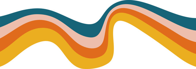 Retro Hippie Rainbow