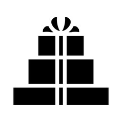 gift glyph icon