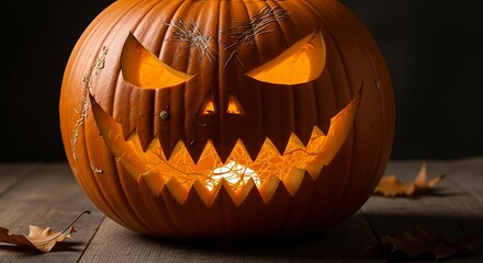 Spooky Halloween Pumpkin Carving.
