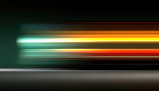 Abstract motion blur of multiple light trails - Powered by Adobe