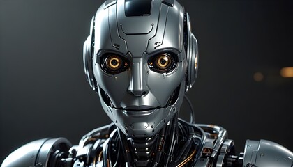 3d render of a robot