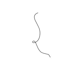 Abstract thread for balloon