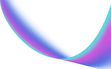 Abstract flowing cosmic energy wave with iridescent pink purple and cyan hues on a