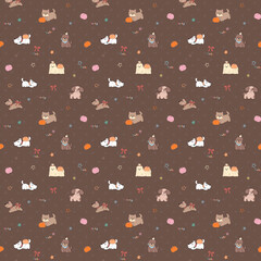 Assorted Hand painted Watercolor Floral And Animal Patterned Decorative Paper Collection